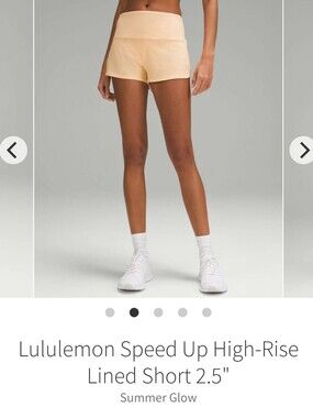 Lululemon Speed Up High-Rise Lined Short